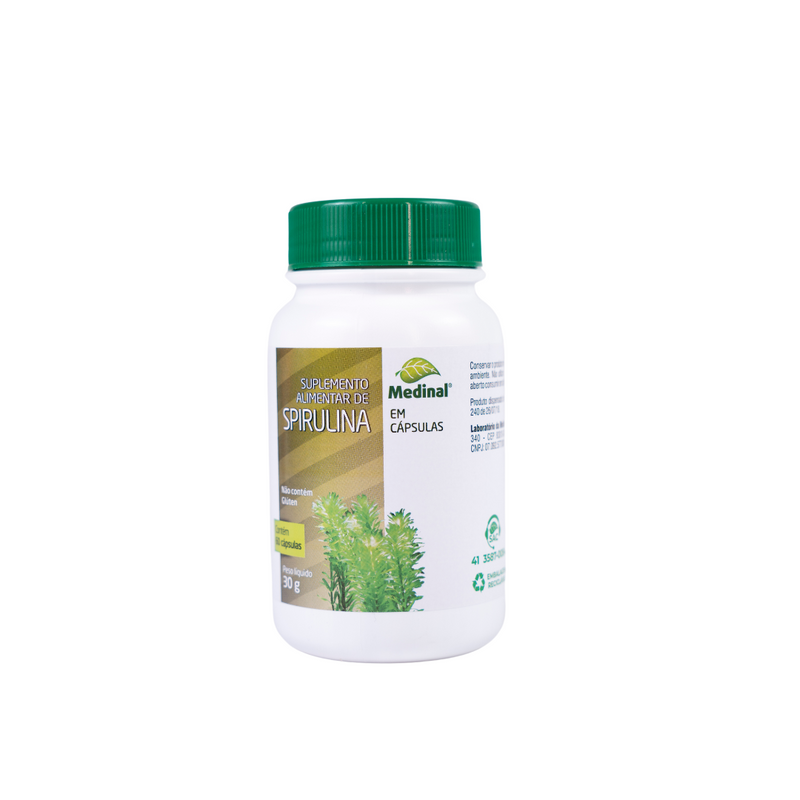 Spirulina 60 Cápsulas  - Medinal