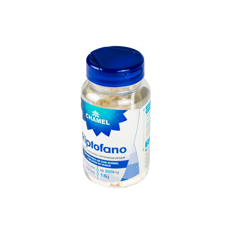 Triptofano 300mg 60 caps - Chamel