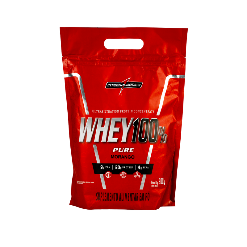 Whey 100% Pure 900g REFIL - Integral Médica