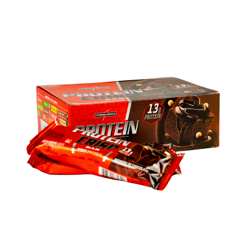 Barra Proteína Crisp Bar 12 unidades Integral Médica