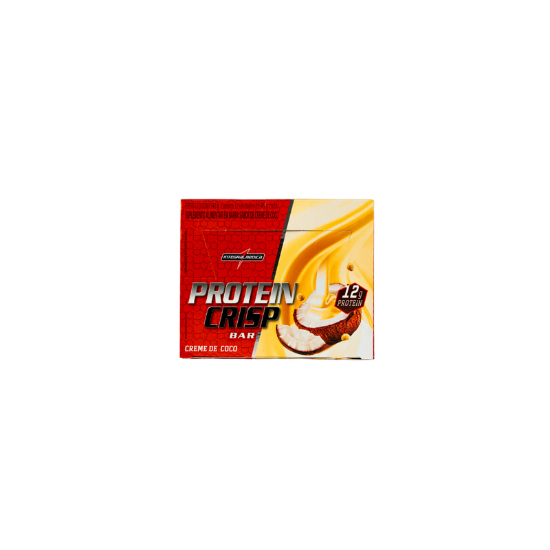 Barra Proteína Crisp Bar 12 unidades Integral Médica