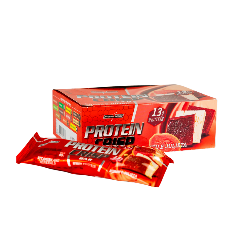Barra Proteína Crisp Bar 12 unidades Integral Médica