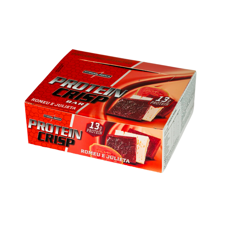 Barra Proteína Crisp Bar 12 unidades Integral Médica