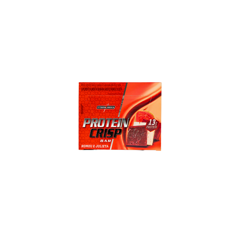 Barra Proteína Crisp Bar 12 unidades Integral Médica