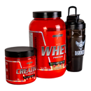 Kit Creatina 300g, Whey protein pote 900g e Coqueteleira 1L - Integral Médica