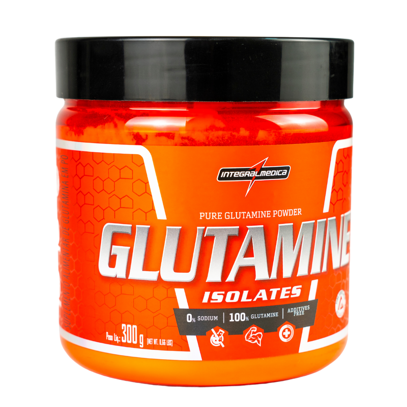 Glutamina Em Pote De 300g Sabor Neutro